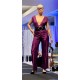 MAGENTA METALLIC LUREX JUMPSUIT